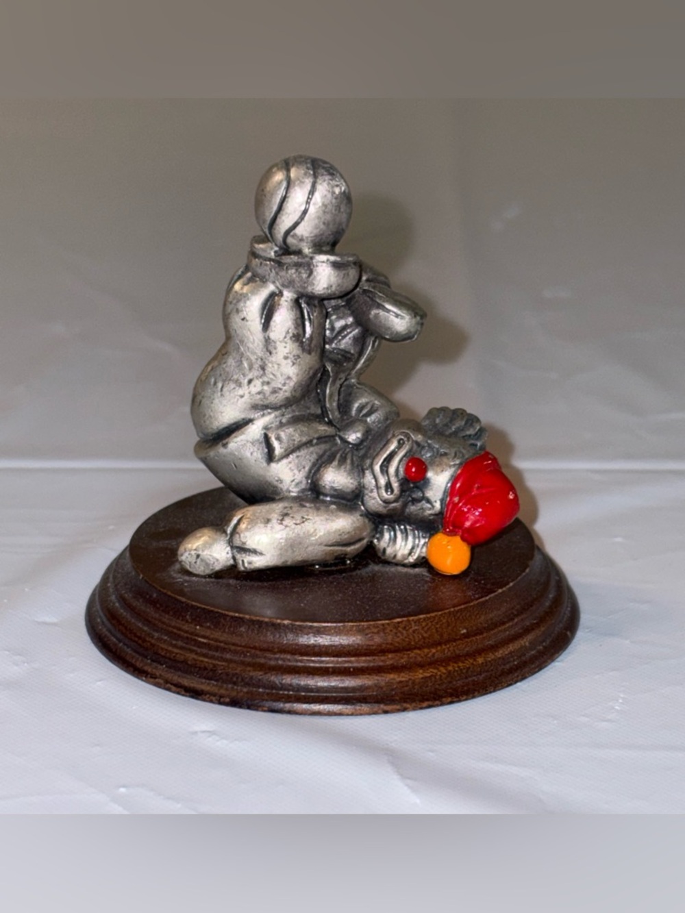 EUC Mini Pewter Clown; George-GOOD City of Industry CA